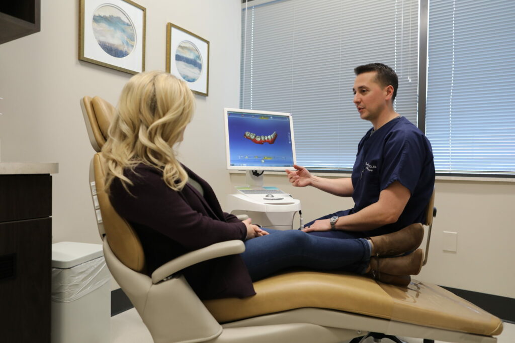 doctor explaining a procedure to a patient